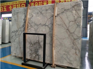 White Marble with Big Grey Veins for Countertops,Natural Stone
