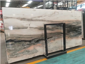White Marble With Black Vein,Book Match,TV Backdrop,Wall Application