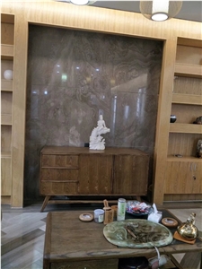 White Marble With Black Vein,Book Match,TV Backdrop,Wall Application