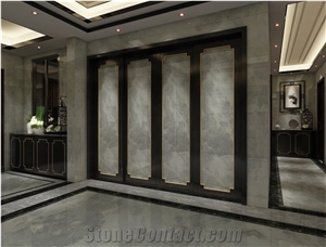 White Marble with Black Veins,Wall Cladding,Bathroom,Hotel Floor and Wall Tile