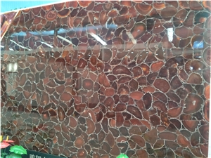 White Semiprecious Stone Tiles Polished