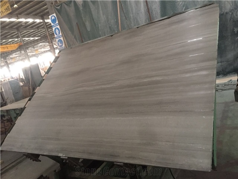 Wooden Grain Marble Wall Cladding Panel Modern Construction Material