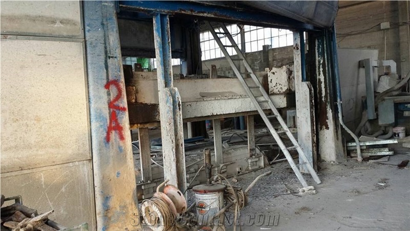 F.M Marble Gang Saw Used Stone Machine