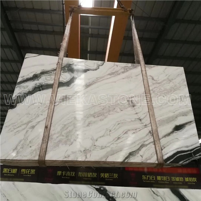 China Panda White Marble Slab &Tile,White and Black for Wall and Floor