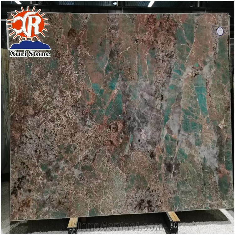 Amazon Green Exotic Quartzite Granite Slab High Quality Brazil Slab