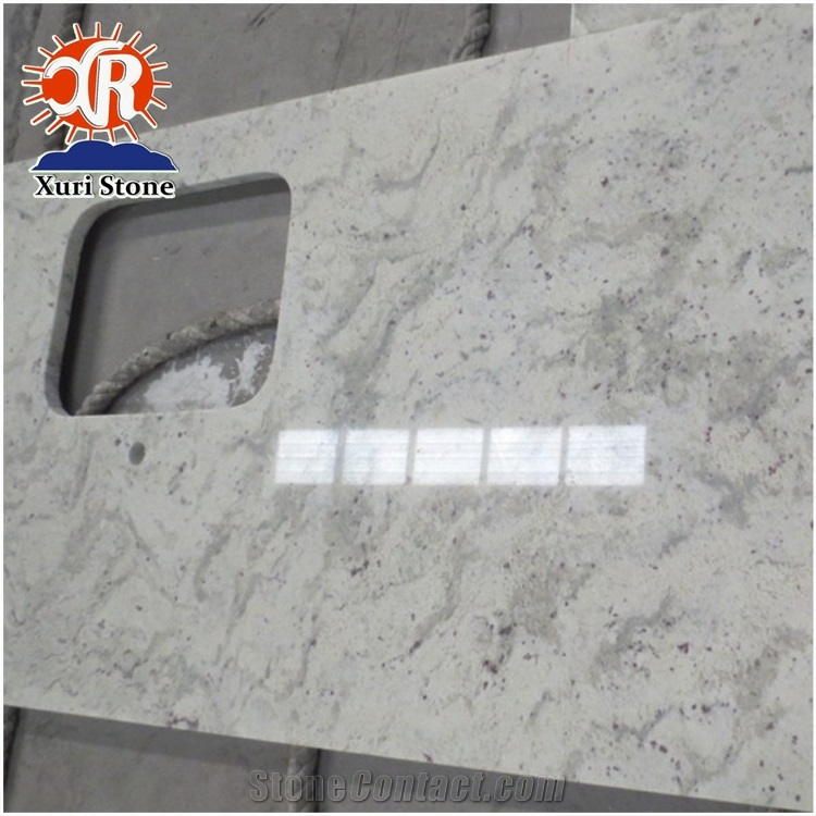 Andromeda White Granite Countertop Custom Restaurant Counter Top