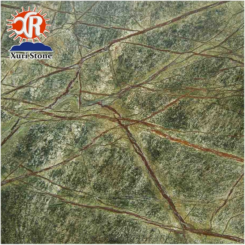 Cheap Rainforest Green Marble Own Factory