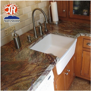 Cheap Rainforest Green Marble Own Factory