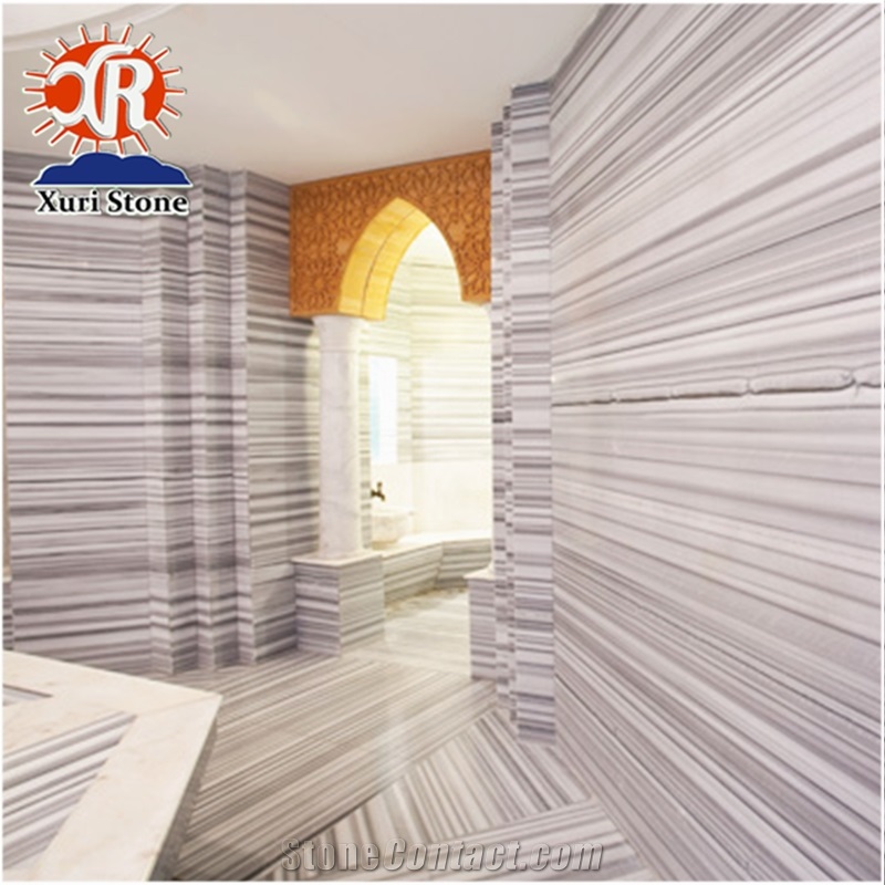 China Supplier Marmara White Marble for Prefab Houses Cut to Size Tile