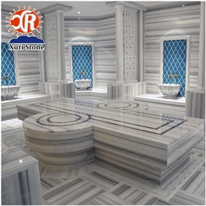 China Supplier Marmara White Marble for Prefab Houses Cut to Size Tile