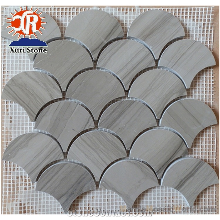 Exquisite Marble Mosaic Athens Wood Grain, Hotel Decorative Stone