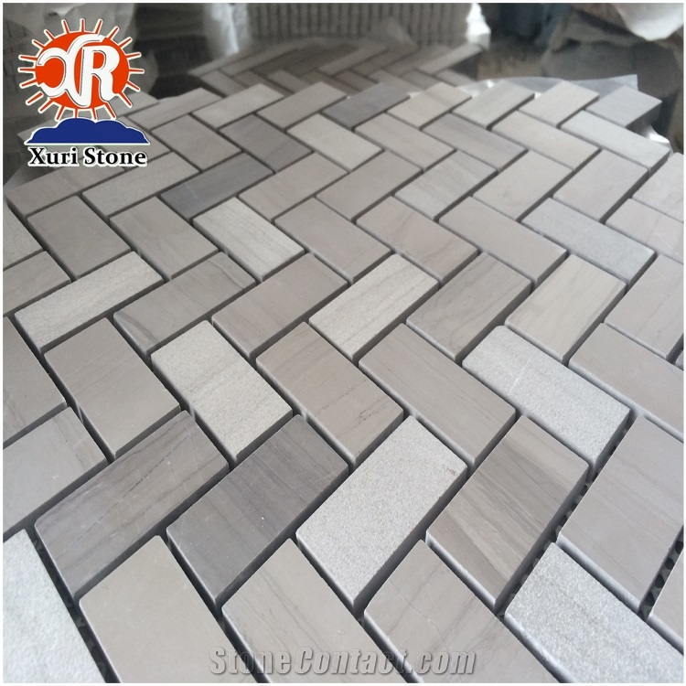 Exquisite Marble Mosaic Athens Wood Grain, Hotel Decorative Stone