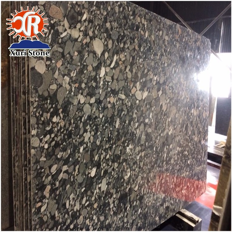 High Quality Black Sparkling Labrador Black Mosaic Granite Nordic