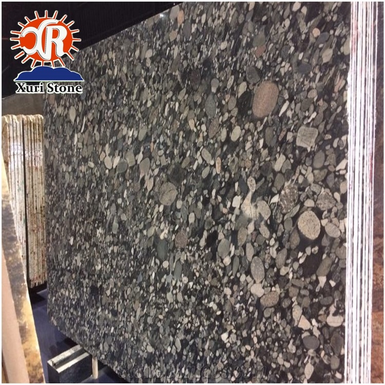High Quality Black Sparkling Labrador Black Mosaic Granite Nordic