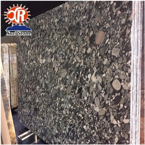 High Quality Black Sparkling Labrador Black Mosaic Granite Nordic