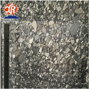 High Quality Black Sparkling Labrador Black Mosaic Granite Nordic