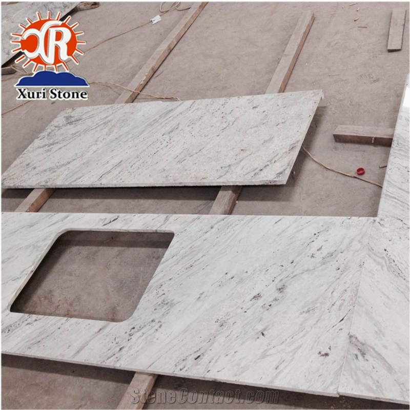 Housing Architecture Save Material River White Precut Granite Counter