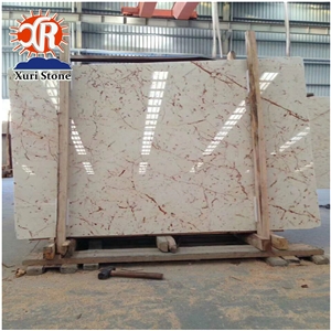 Ivory Red Marble White with Red Veins Red Marble Stone Of Euphorbia