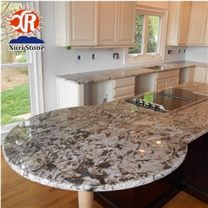 Lowes White Colors Bianco Antico Granite Prefab Kitchen Countertop