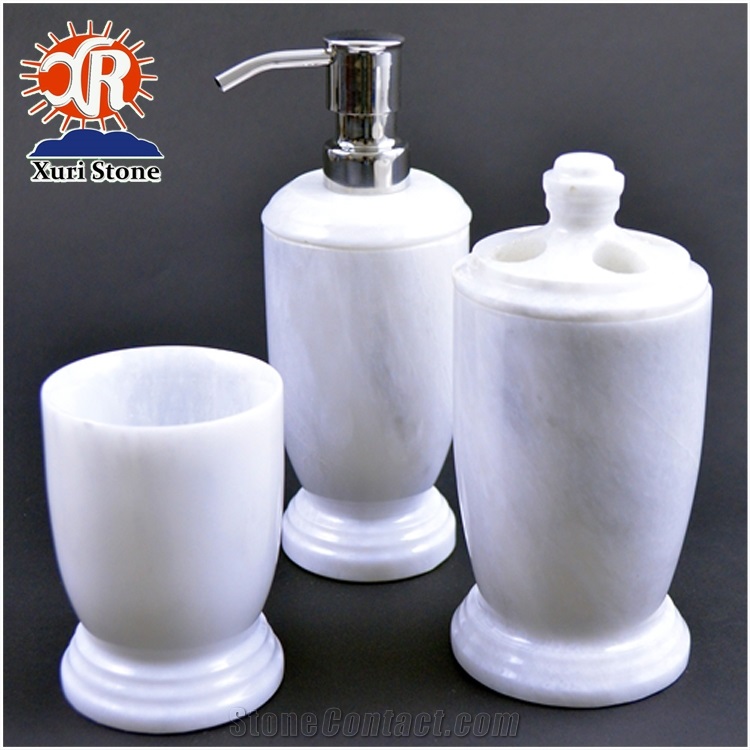 Marble Resin Bath Accessory Bathroom Accessories Set with Soap