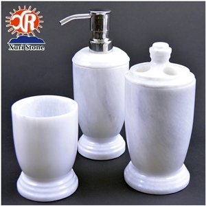 Marble Resin Bath Accessory Bathroom Accessories Set with Soap