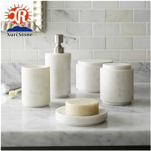 Marble Resin Bath Accessory Bathroom Accessories Set with Soap