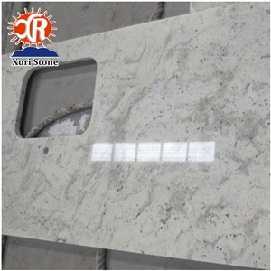 Popular Andromeda White Granite Kitchen Worktop / Table Countertop