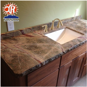 Rainforest Green Marble Countertop and Vanity Top
