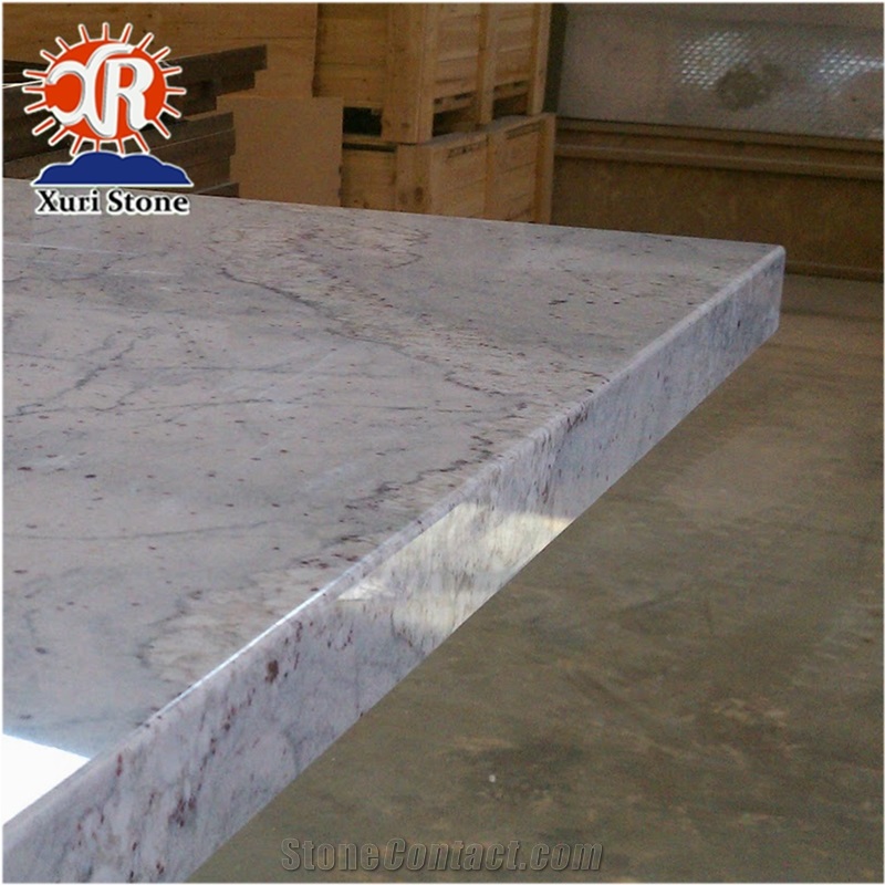 Wholesale River White Granite Countertop Polished Surface Price