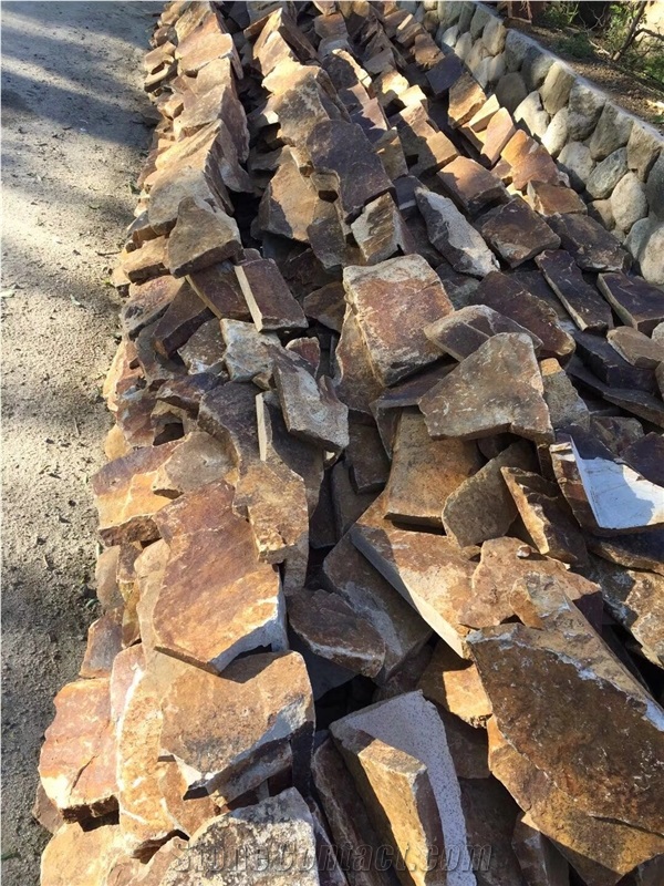 Flagstone Walling Wall Stone Slate Stone