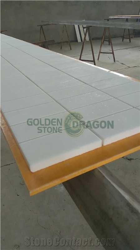 White Nano Crystallized Slab(With Hole)