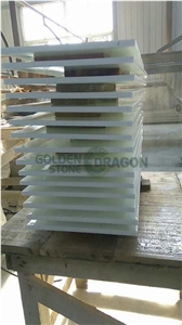 White Nano Crystallized Slab(With Hole)