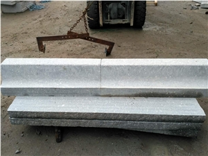 Light Grey G375 Granite Railway Station Sides Stone Curbstone