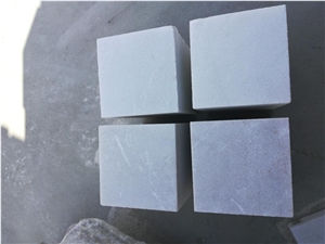 Snow White Marble Cube Stone