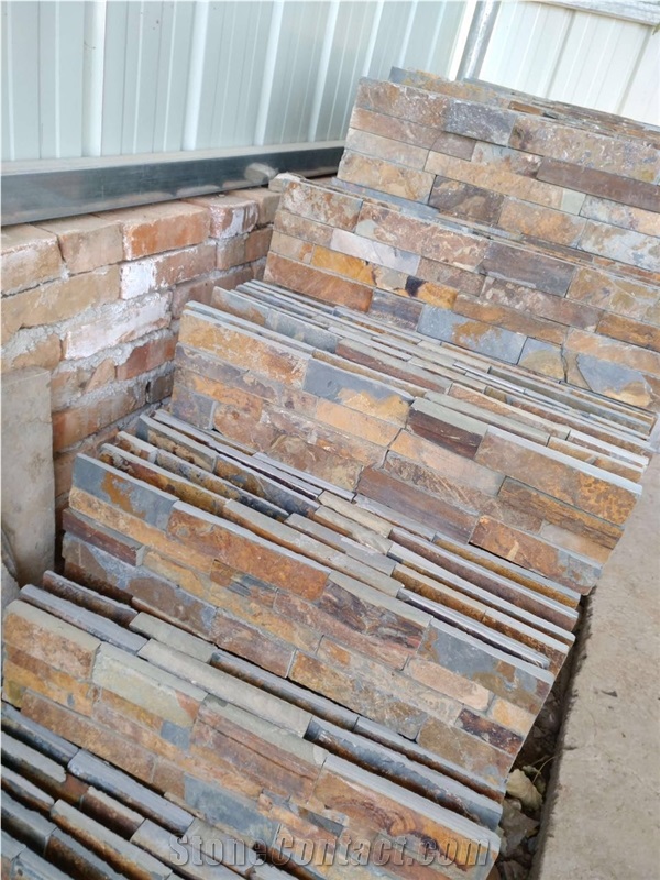 Decorative Rusty Slate Wall Cladding Tile