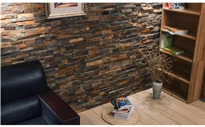 Decorative Rusty Slate Wall Cladding Tile