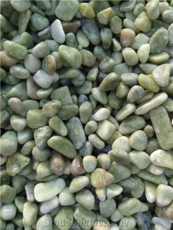Natural Jade Tumble Many Size Pebbles Home Garden Decoration
