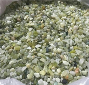 Natural Jade Tumble Many Size Pebbles Home Garden Decoration