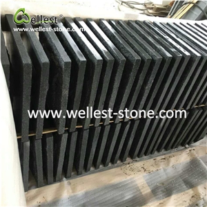 Black Granite Mushroom Wall Tile ,Wall Covering Decorative Stone