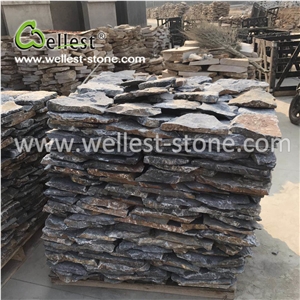 Black Limestone Corner Stone for Exterior Wall Siding Cladding