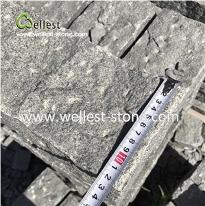 G654 Black Granite Kerbstone Rough Finished, Granite Curbstone for Road