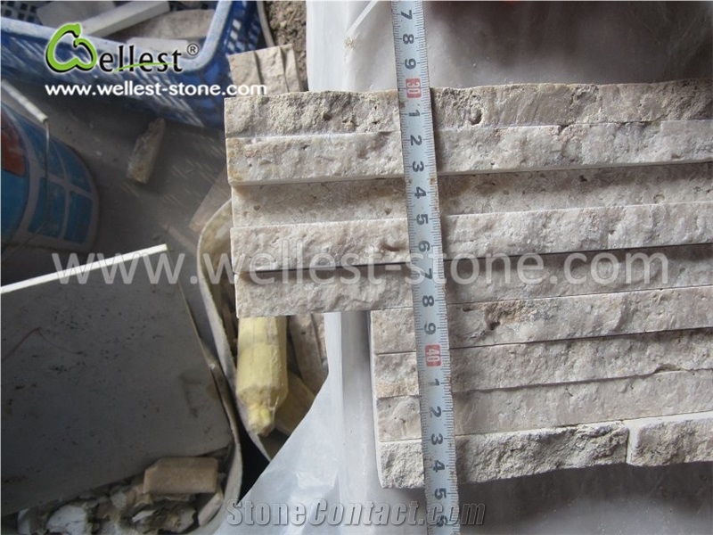 Golden Travertine Ledge Stone/Culture Stone Floor Tile Natural Split