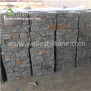 Greyish-Green Slate Letter Blox Column Blox Stone Post Gate Pillar