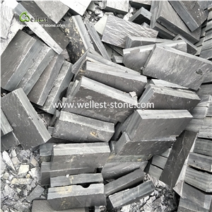 Natural Slate Stone Cobble Stone for Floor Tile and Wall Tile Honed