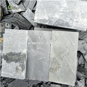 Natural Slate Stone Cobble Stone for Floor Tile and Wall Tile Honed