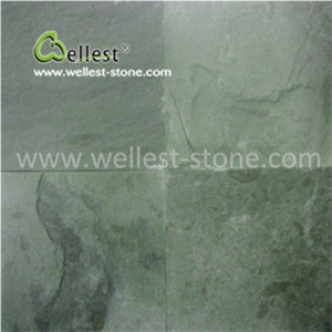 Natural Split Green Slate Walling Flooring Tile for Hotel Restaurant