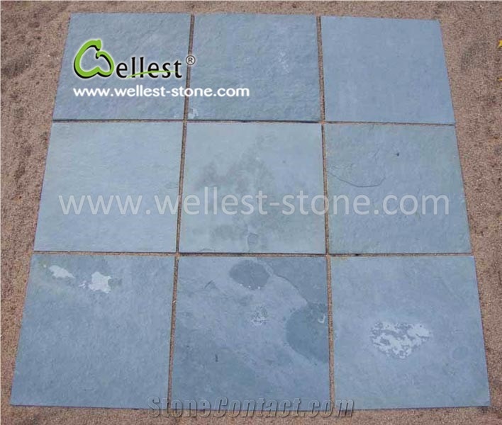 Natural Split Green Slate Walling Flooring Tile for Hotel Restaurant