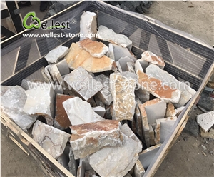 Plenty Yellow Slate Corner Stone for Exterior Wall Corner Siding