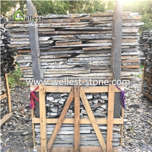 Rusty Slate Stone Veneer,Loose Stone for Exterior Wall Cladding Garden