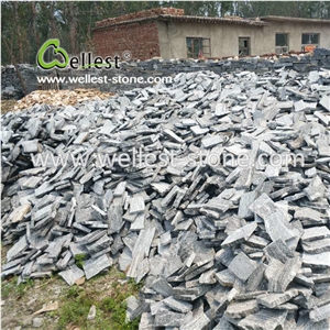 Split Grey Quartzite Loose Stone Corner Stone for Wall Cladding